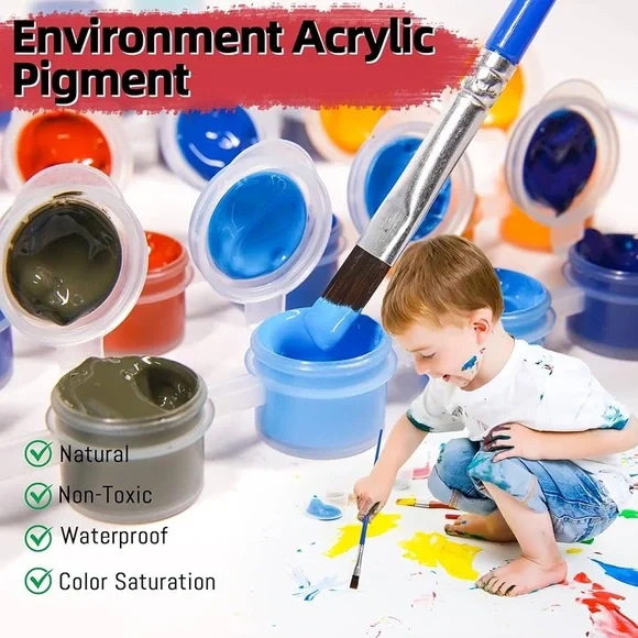 TBC The Best Crafts “Moon” DIY Paint by Number Painting for Adults and Kids - Picture 10 of 10